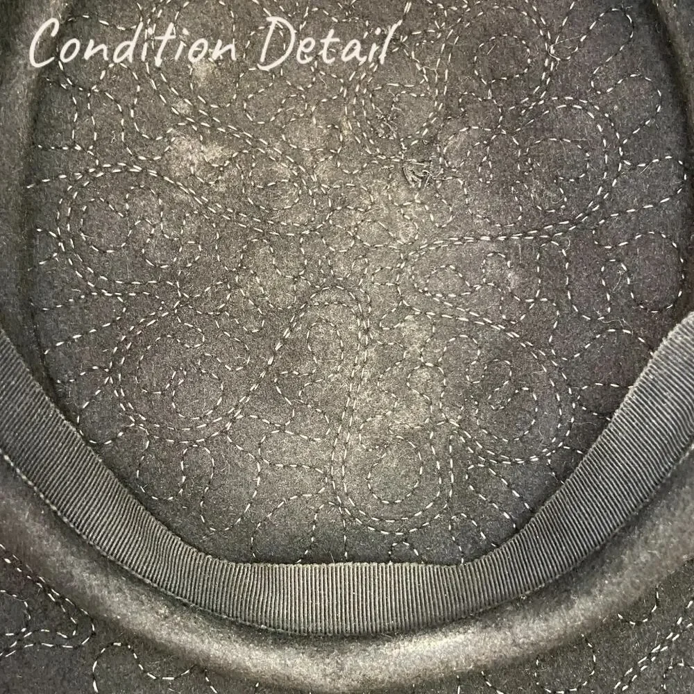 1940s Black Beaded Calot Hat Pinehurst Fifth Ave Cocktail Hat - Picture 9 of 9